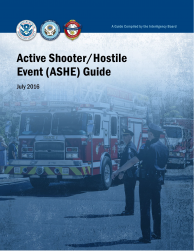 Active Shooter/Hostile Event Guide